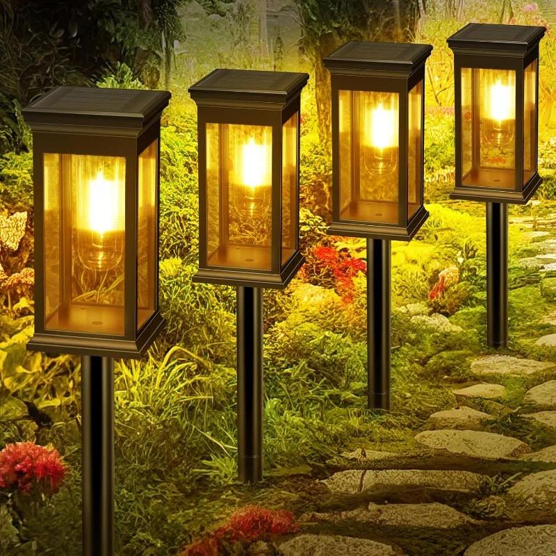 Outdoor Lighting Wedding Decor - Conjunto de 4 Luzes Solares para