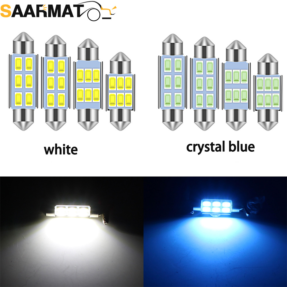 Colour Changing Bulb - 4 unidades C5W Led carro Festoon-31mm