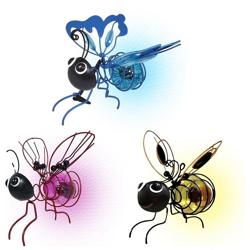 Lighting Bug Decor - Luzes de simulação de abelhas BAAG-Solar,