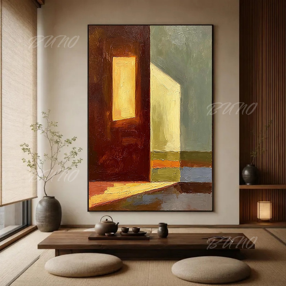 Lighting Interior Decor - Pintura a Óleo Abstrata Original 100%