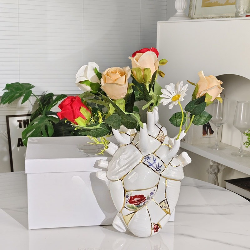 Lighting Home Decor Items - Vaso em Formato de Coração para