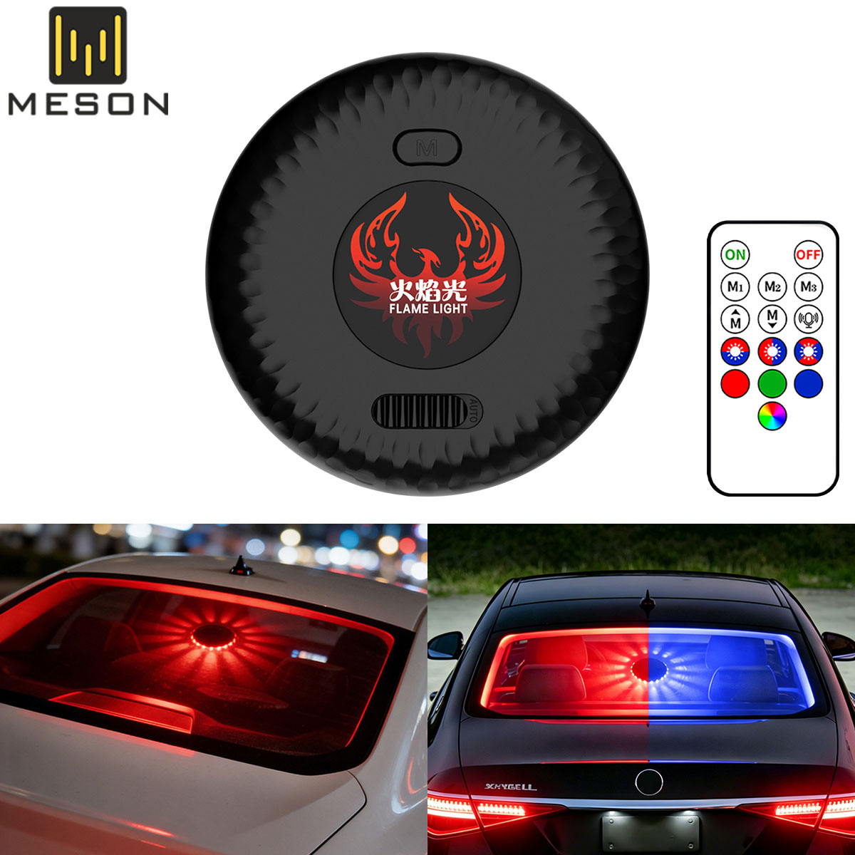Lighting Interior Decor - Luz de Advertência de Segurança RGB