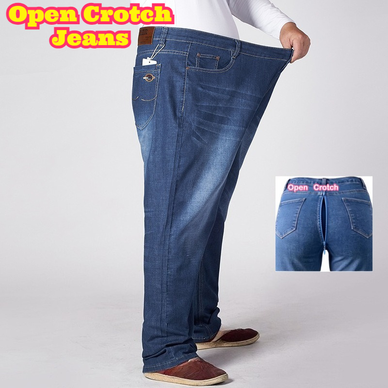 Lighting Visual - Calça Jeans Masculina Plus Size com
