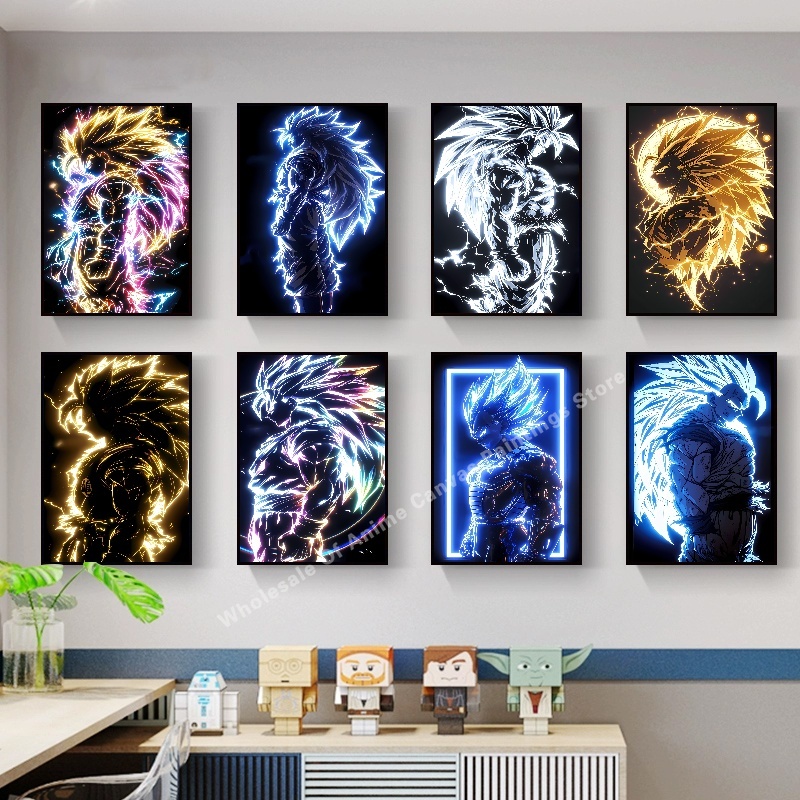 Lighting Home Decor Items - Anime dragon ball wukong neon efeito