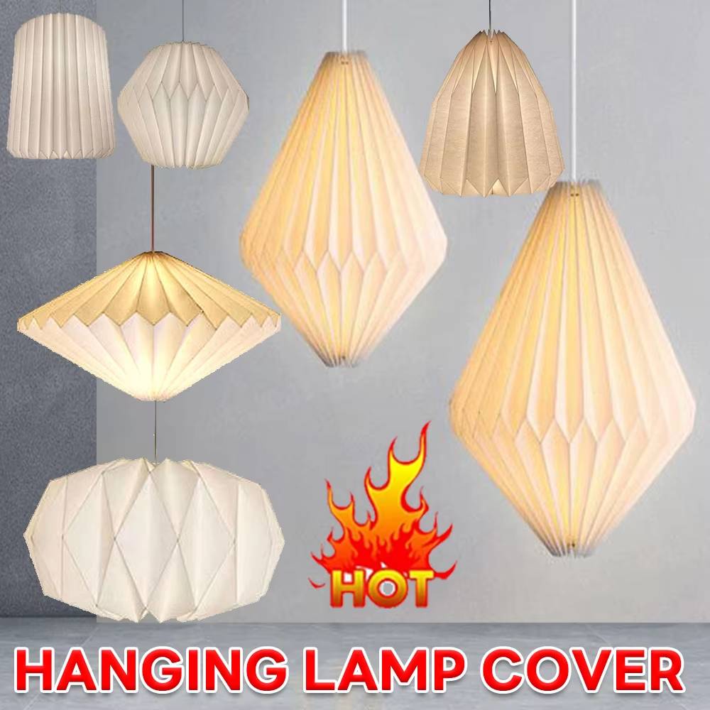 Geometric Lamp Shade - Capa de Luminária Suspensa Estilo Nórdico,