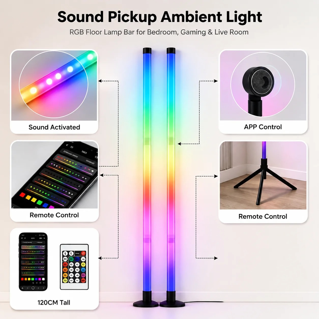 Conjunto com 2 Luminárias de C - Decor Lighting Floor Lamps avaliação e preço