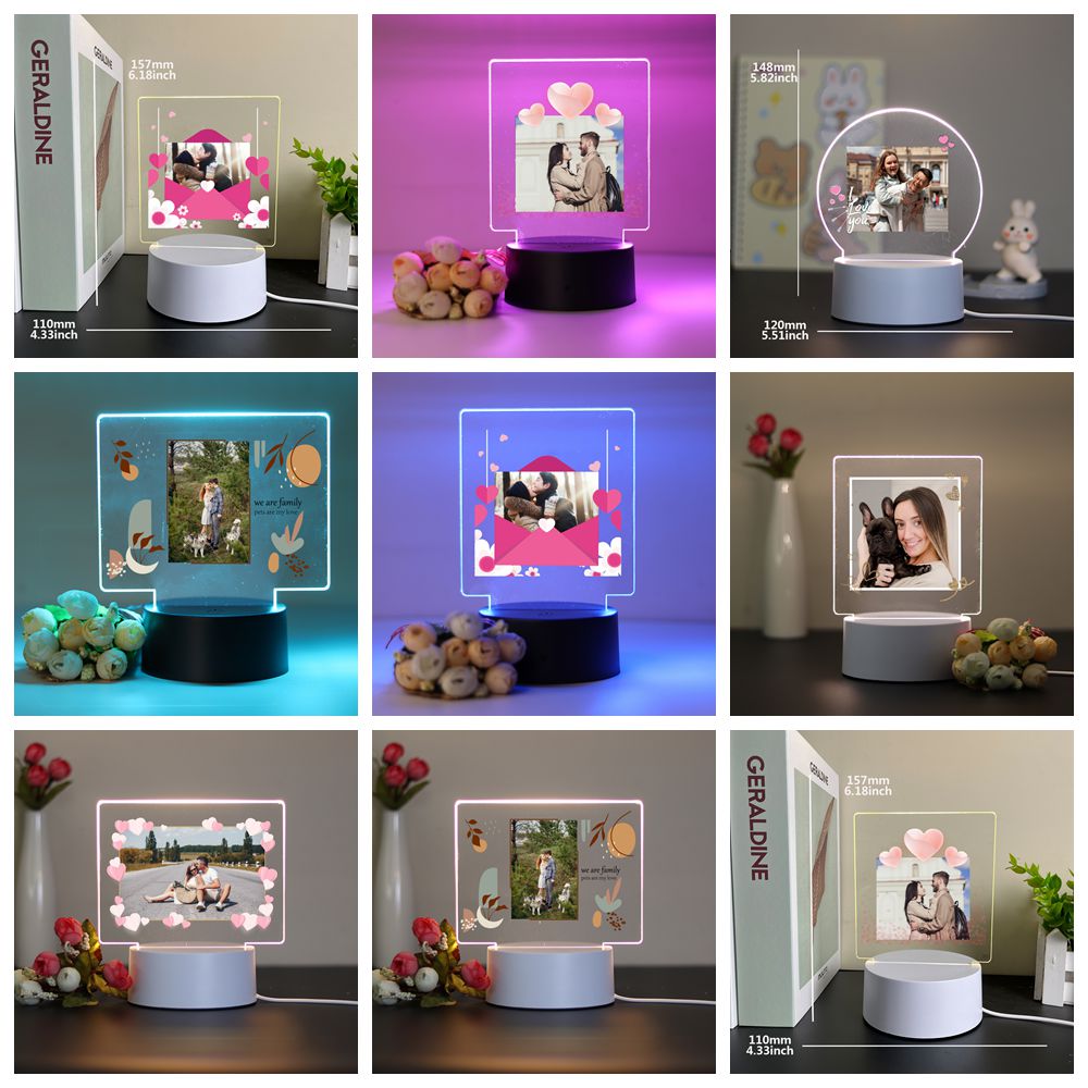 1 pc personalizar foto persona - Lighting Decor Photos avaliação e preço