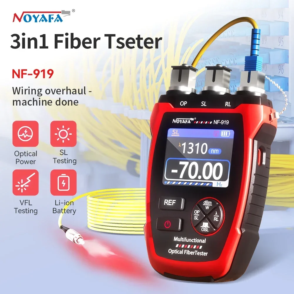 Noyafa testador de fibra óptic - Lighting Visual avaliação e preço