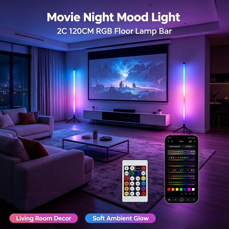 Conjunto com 2 Luminárias de C - Decor Lighting Floor Lamps avaliação e preço
