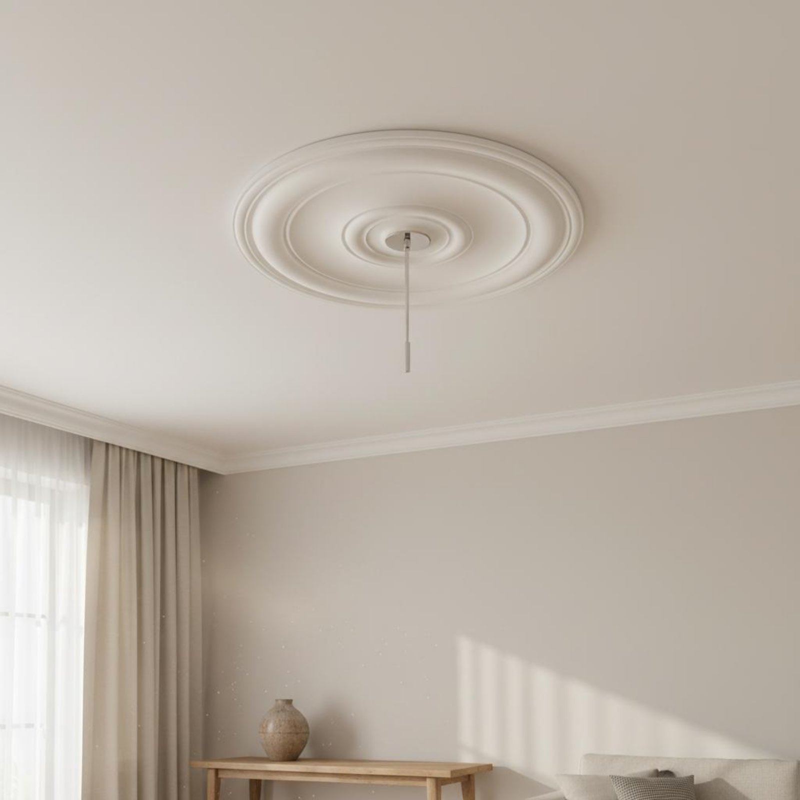 Medalhão de Teto Redondo com D - Lighting Interior Decor avaliação e preço