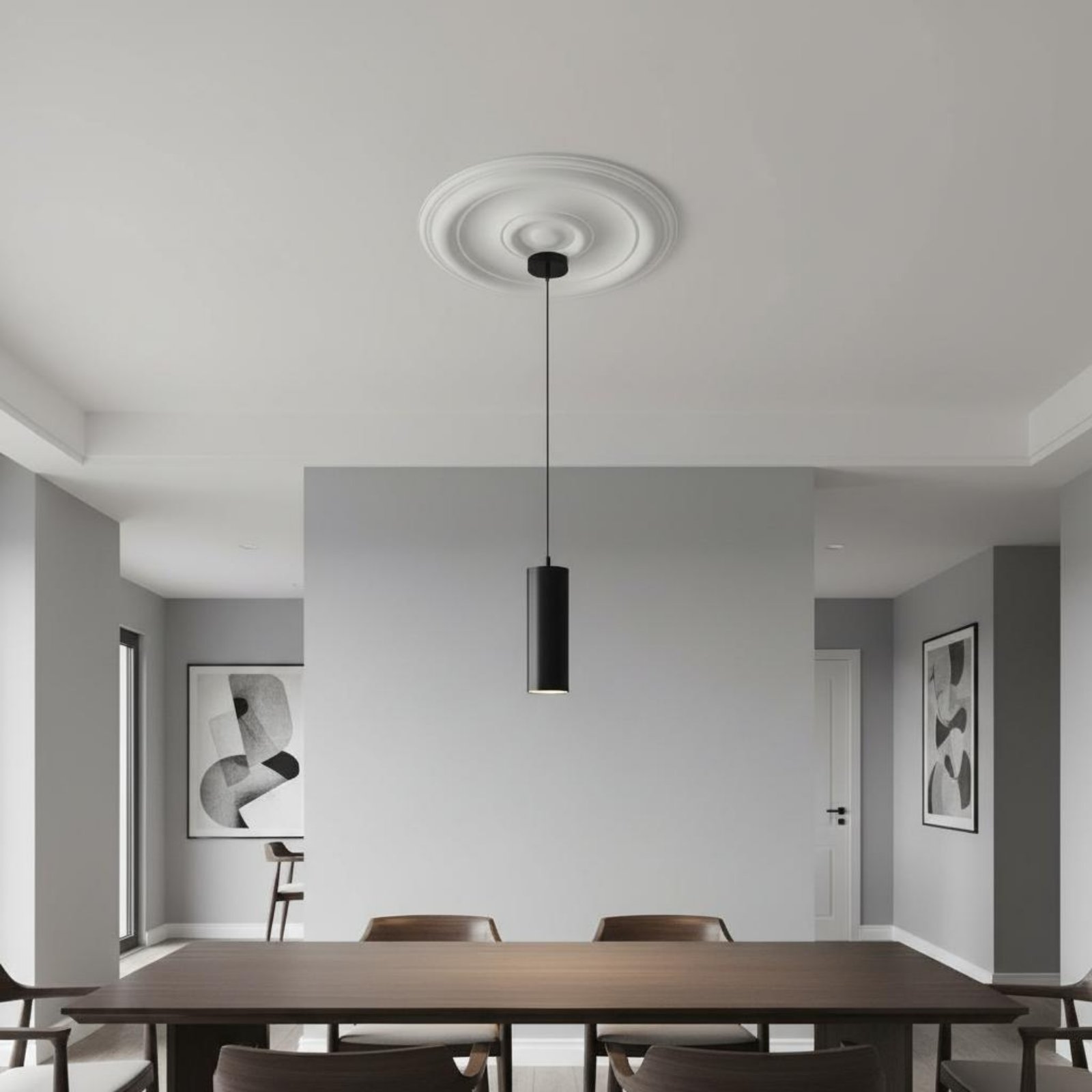 Medalhão de Teto Redondo com D - Lighting Interior Decor avaliação e preço
