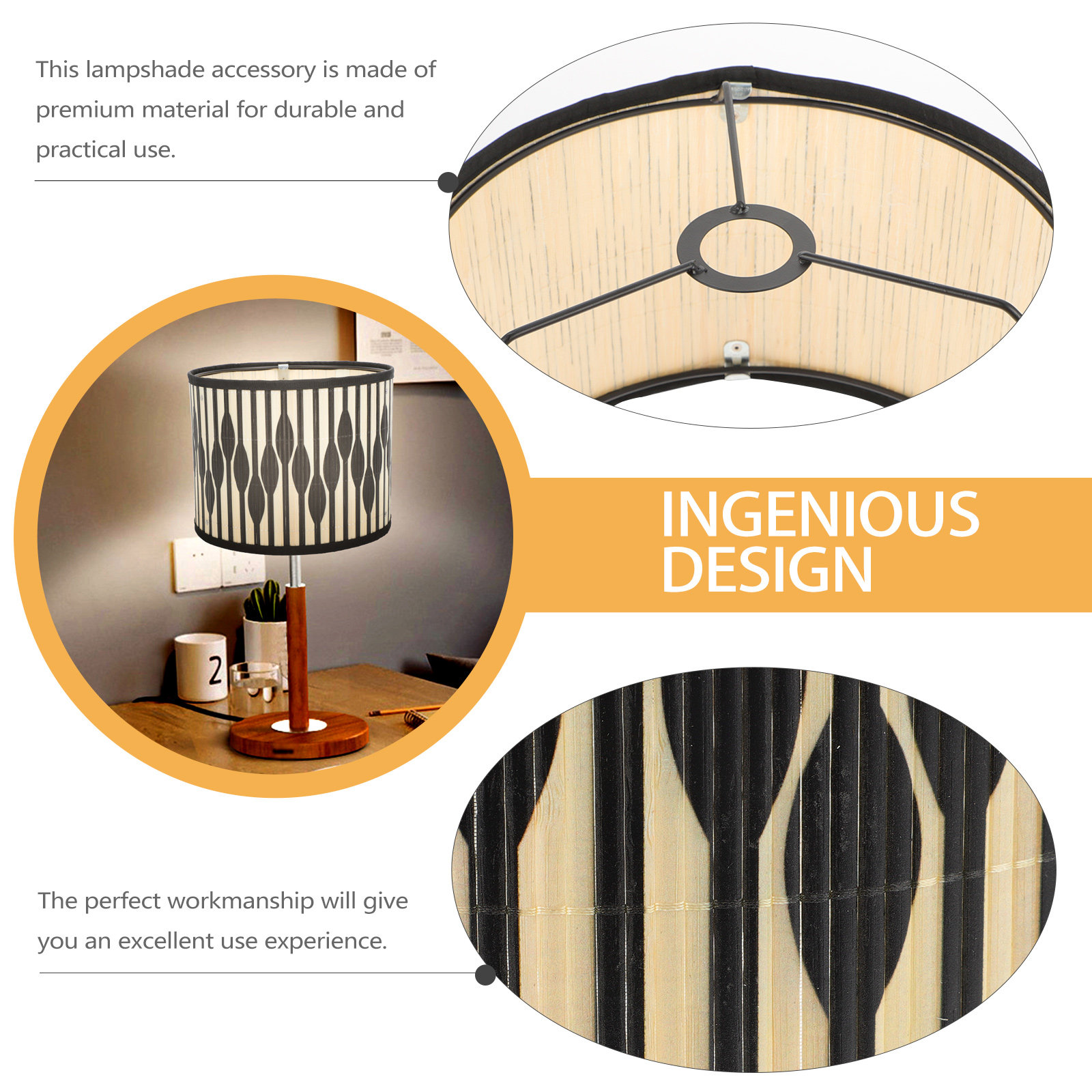 Abajur de bambu com design geo - Geometric Lamp Shade avaliação e preço