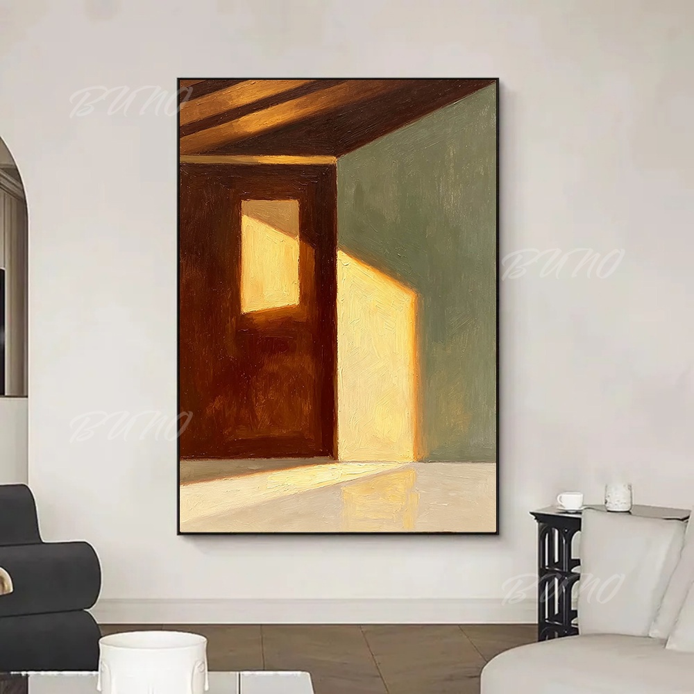 Pintura a Óleo Abstrata Origin - Lighting Interior Decor avaliação e preço