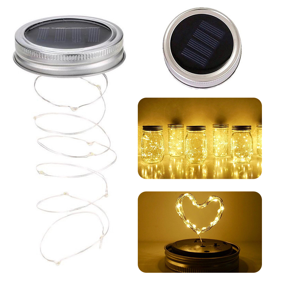 Luz Solar LED para Tampa de Po - Outdoor Lighting Wedding Decor avaliação e preço