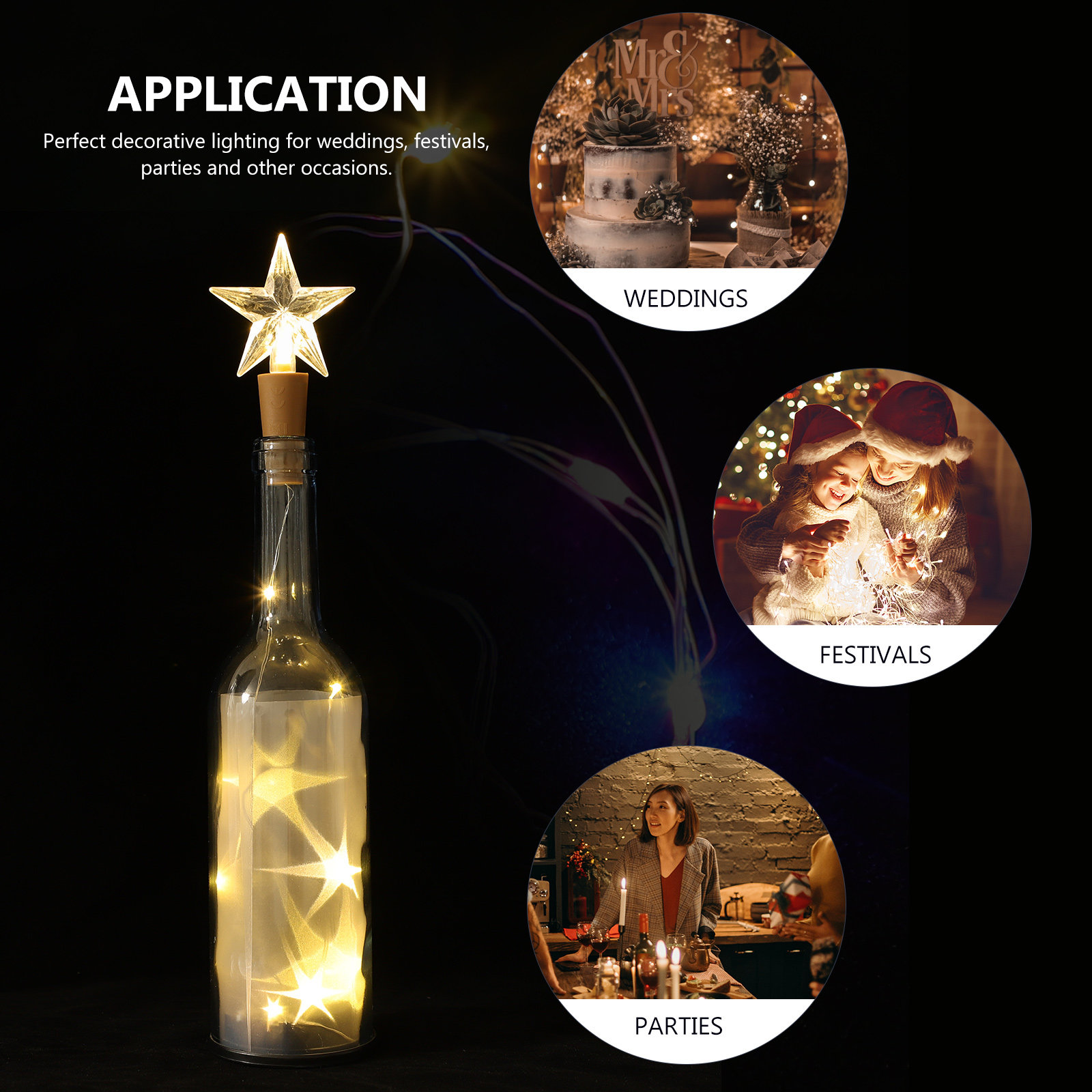 Luzes de cortiça para garrafas - Decor Lighting Cork avaliação e preço