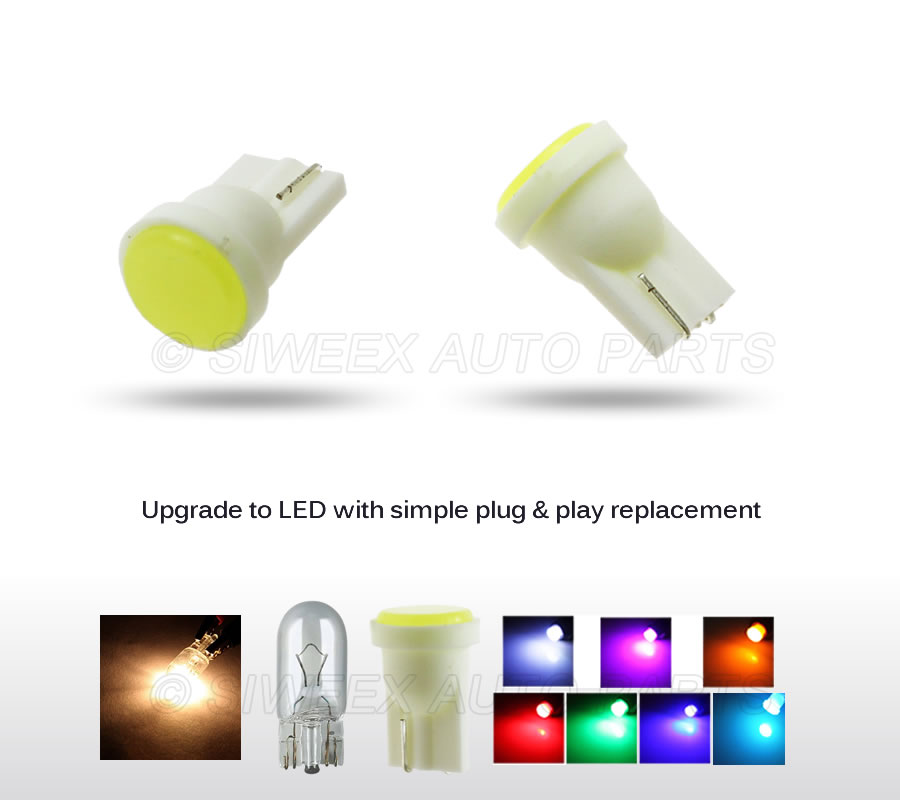 10 pçs t10 w5w interior do car - Colour Changing Bulb avaliação e preço