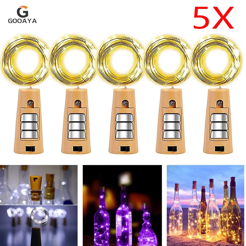 5 pçs barra led garrafa de vin - Decor Lighting Cork avaliação e preço