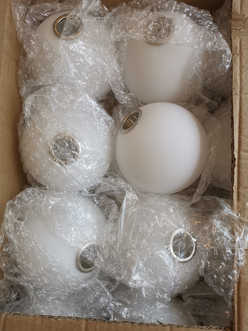SANDYHA Fross Glass para lumin - Decor Lighting Floor Lamps avaliação e preço